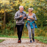 Older couple on a walk